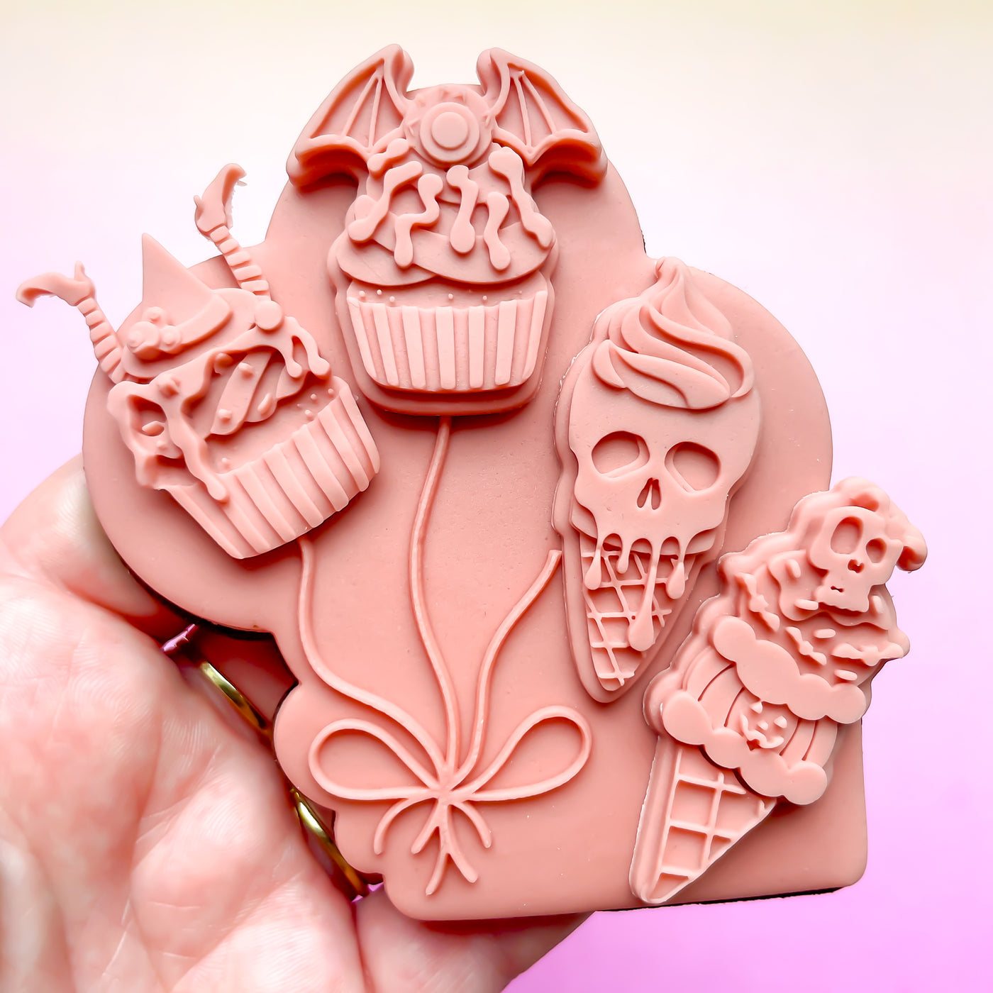 Mini Halloween Stamp Moulds + Cutter