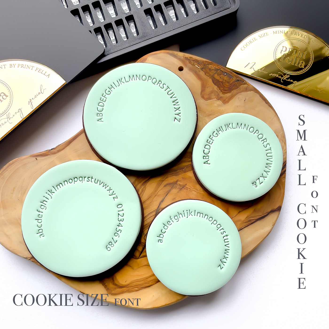CURVED SMALL Cookie Font Set PRE-ORDER