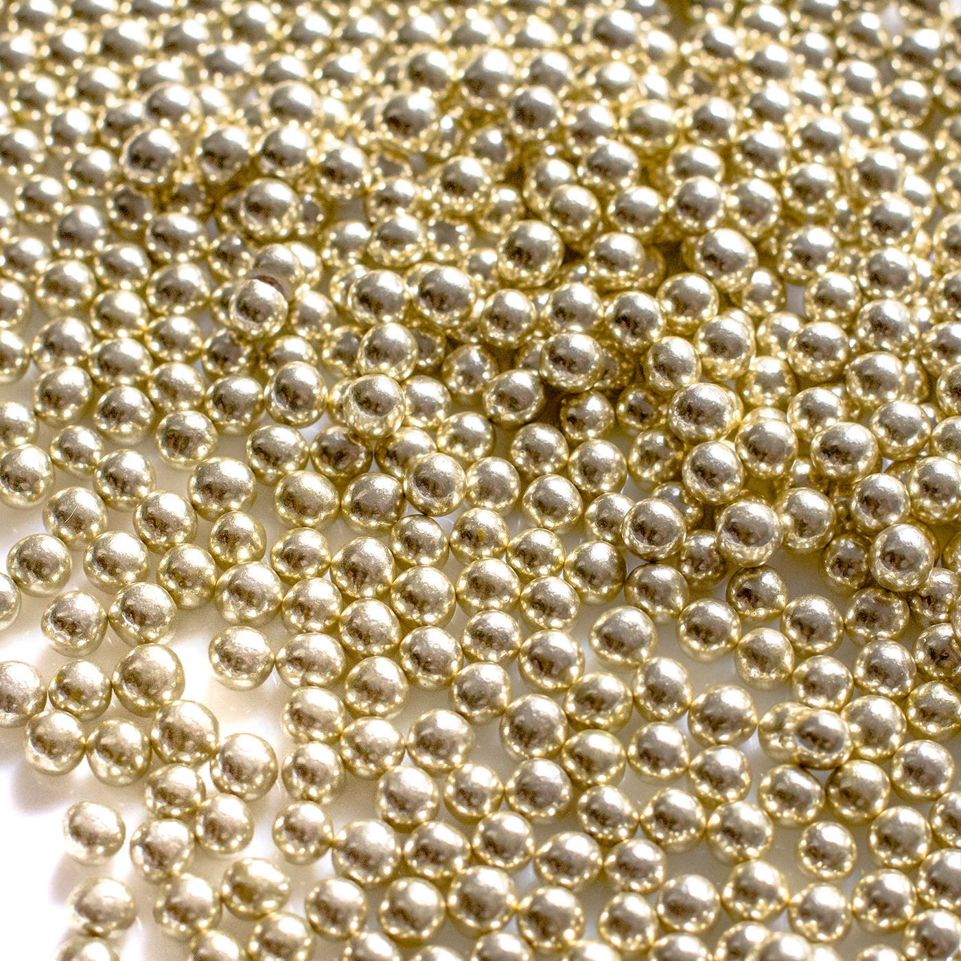6mm Choco Balls Sprinkles Gold Metallic
