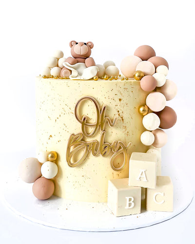 Oh Baby Charm Cake Topper