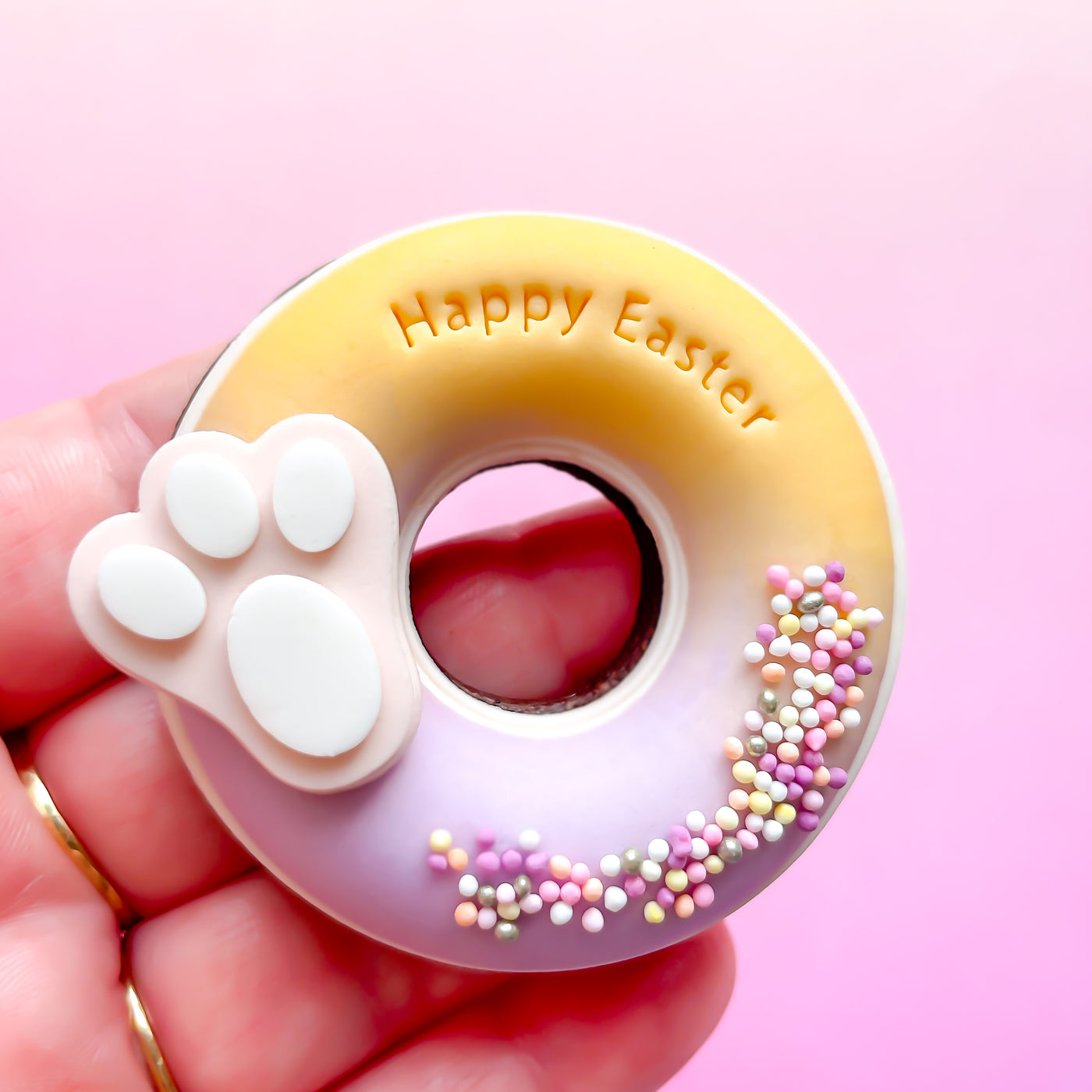 MINI Curved Easter IMPRESSION STAMPS Donut