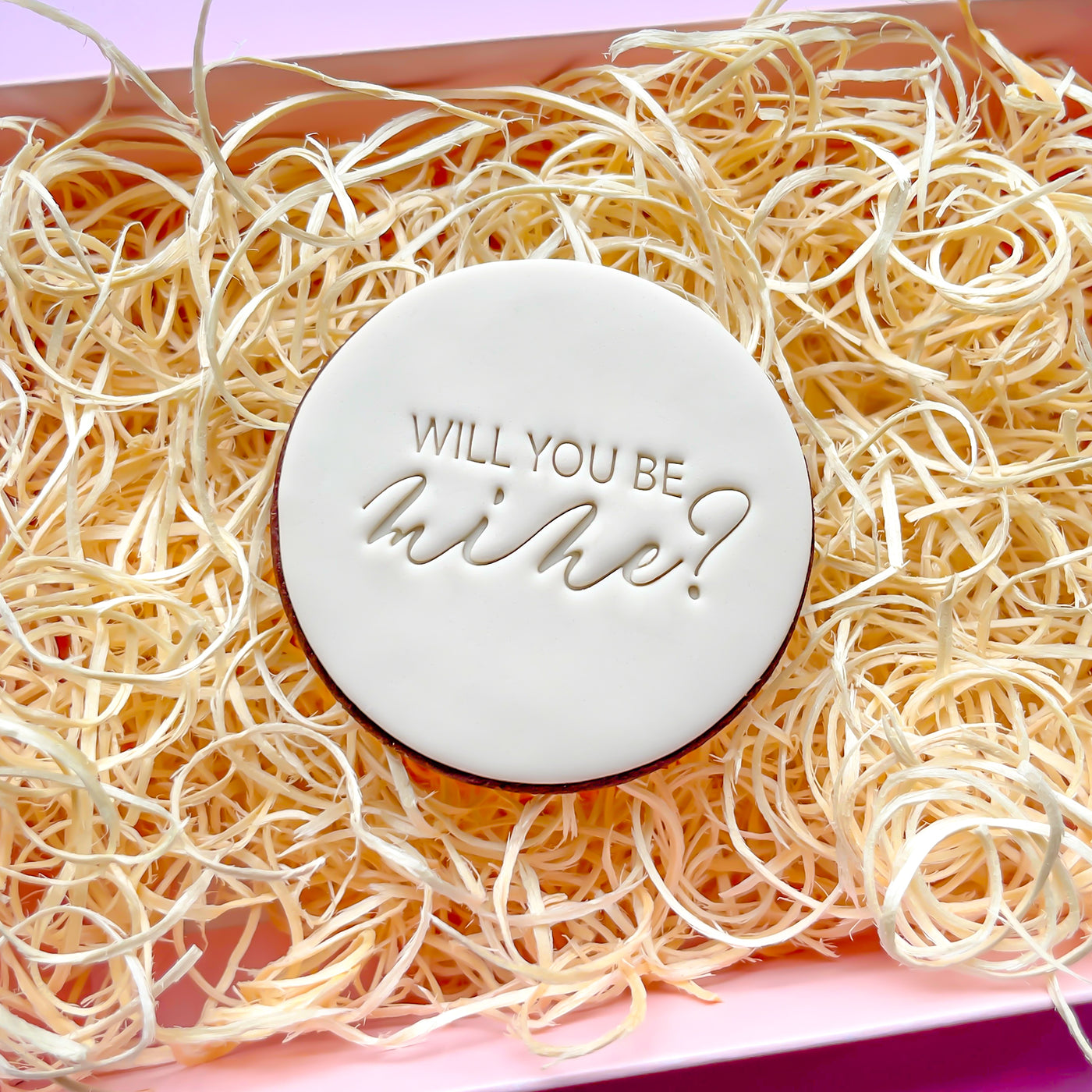 WILL YOU BE MINE IMPRESSION STAMP